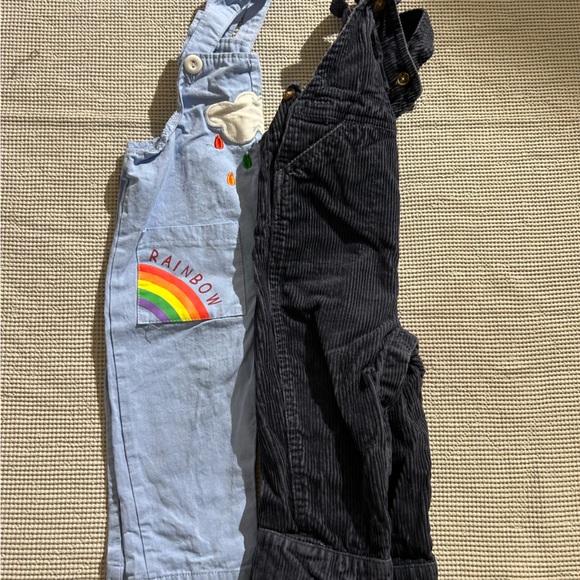 Light blue rainbow overalls 12 months - Picture 8 of 9